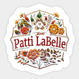 Patti LaBelle Flower Vintage Sticker